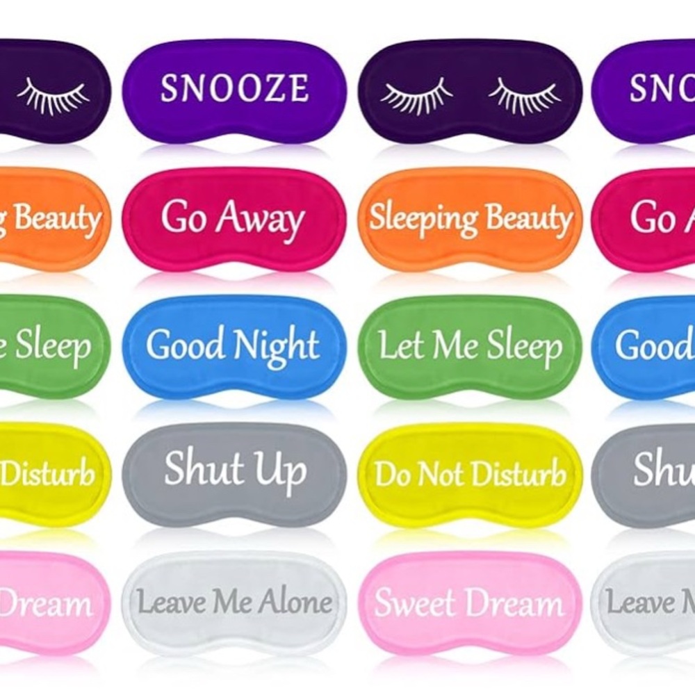 Colorful Sleep Mask Set - Picture 5 of 6